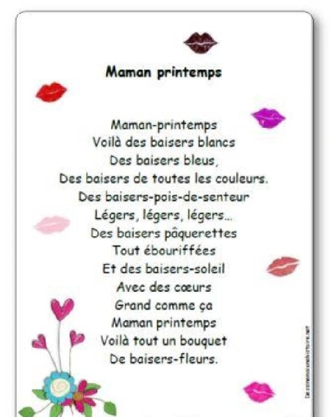 « Maman printemps »