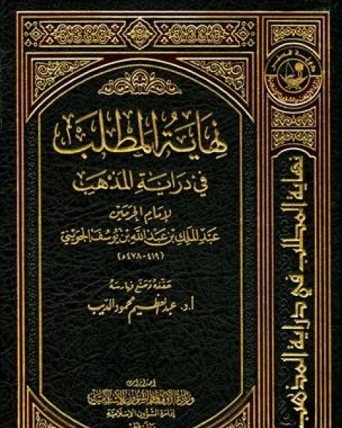 نهاية المطلب في دراية المذهب الجزء التاسع